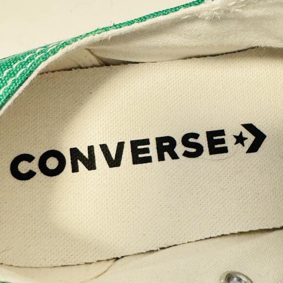 Converse Shoes Womens 7 Green Canvas Chuck Taylor All Star Low Top Sneakers - Picture 11 of 13